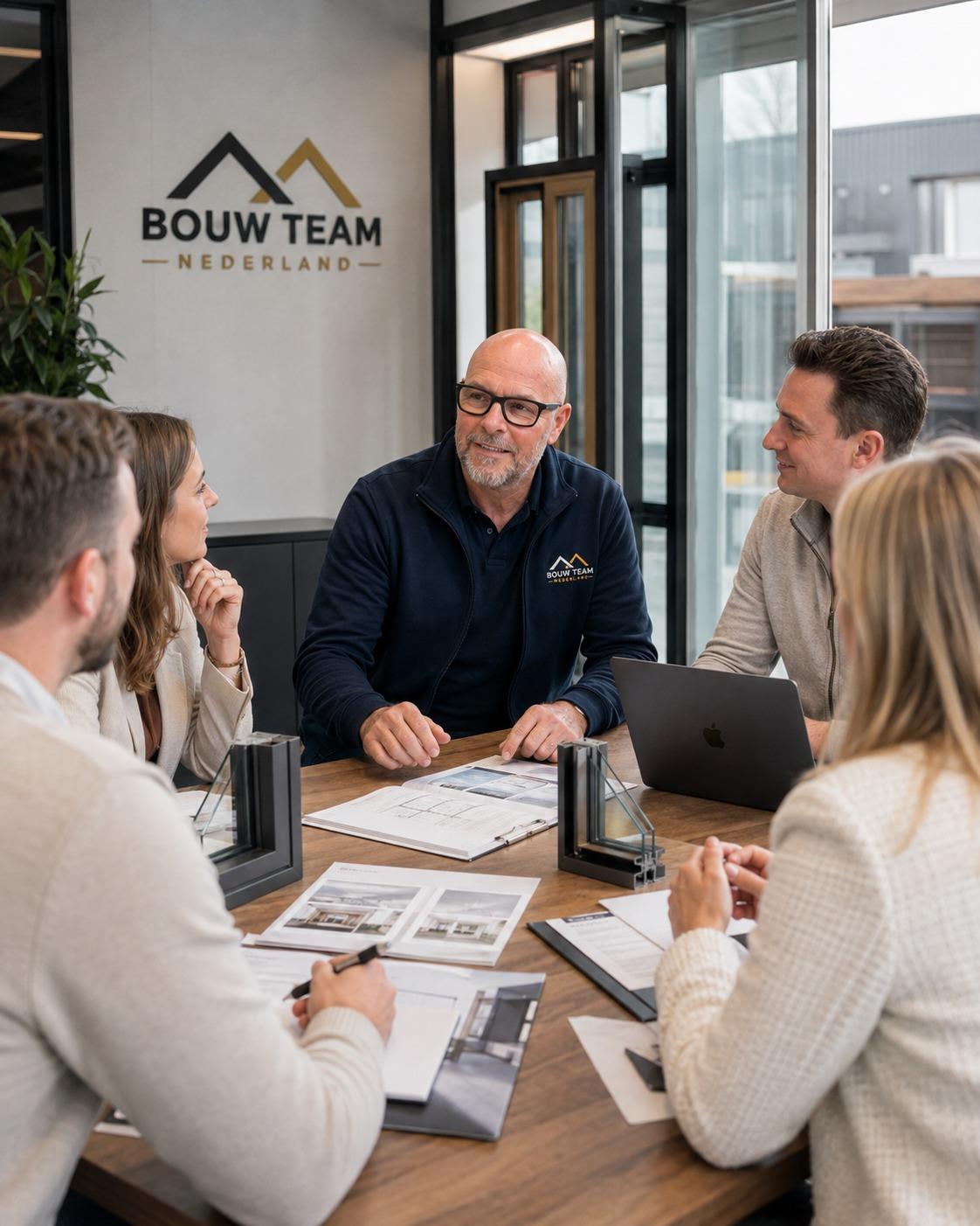 Robin van Bouw Team Nederland in gesprek met een klant